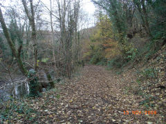 Upper tinplate works, Railway from Lower works, Abercarn, November 2008